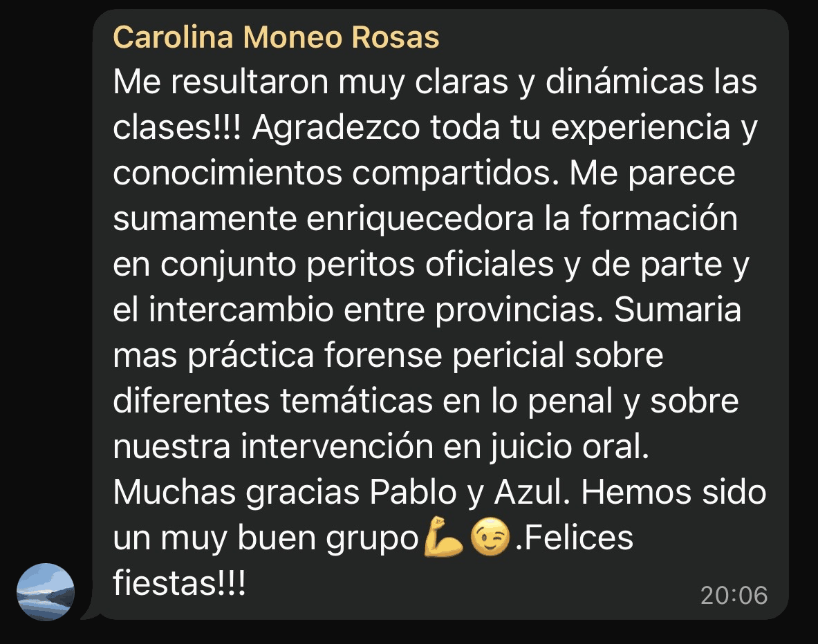 Reseña de un alumno