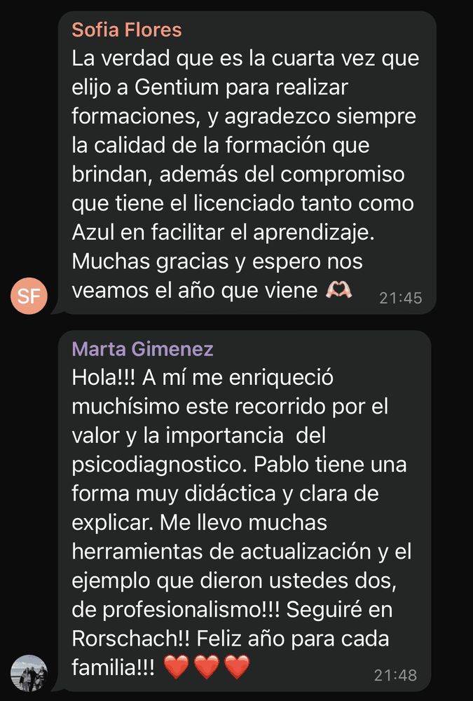 Reseña de un alumno